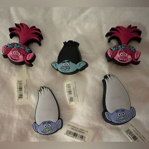 CROCS Jibbitz - Trolls Character Shoe Charms (5)